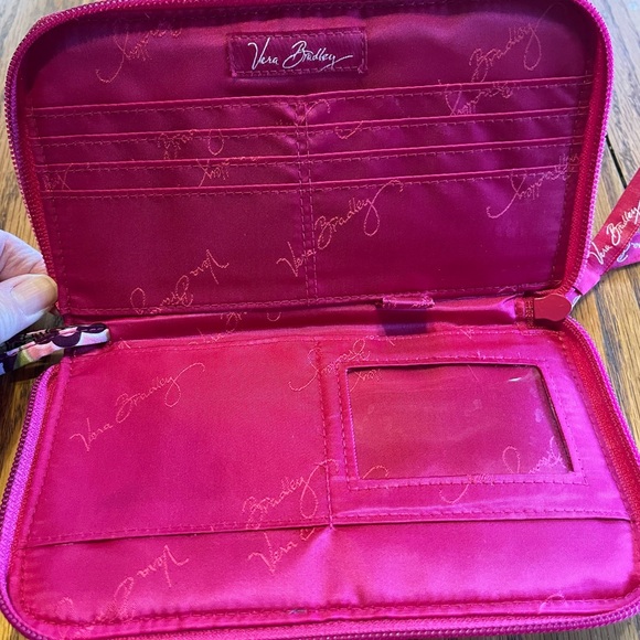 Vera Bradley Floral Paisley Women's Clutch Wristlet wallet - Picture 2 of 6